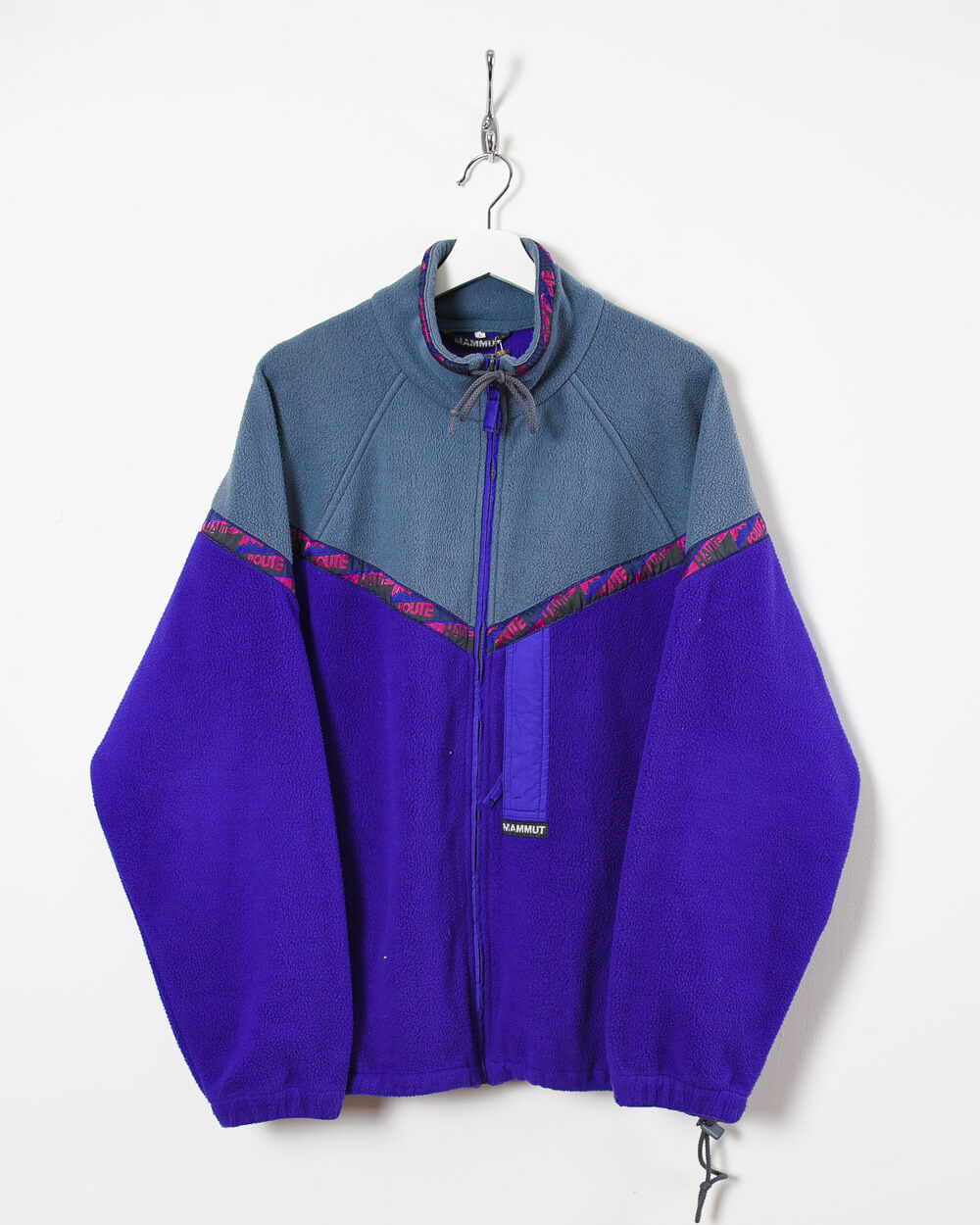 Mammut Zip-Through Colour Block Fleece - Large - Domno Vintage 90s, 80s, 00s Retro and Vintage Clothing