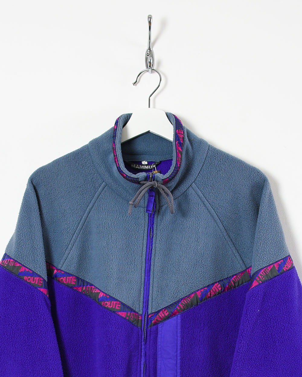 Mammut Zip-Through Colour Block Fleece - Large - Domno Vintage 90s, 80s, 00s Retro and Vintage Clothing