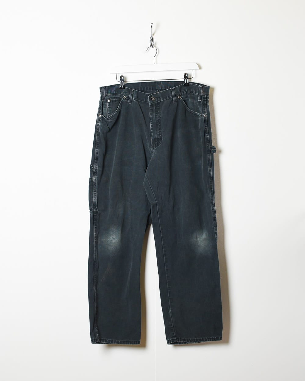 Black Dickies Distressed Carpenter Jeans - W36 L30