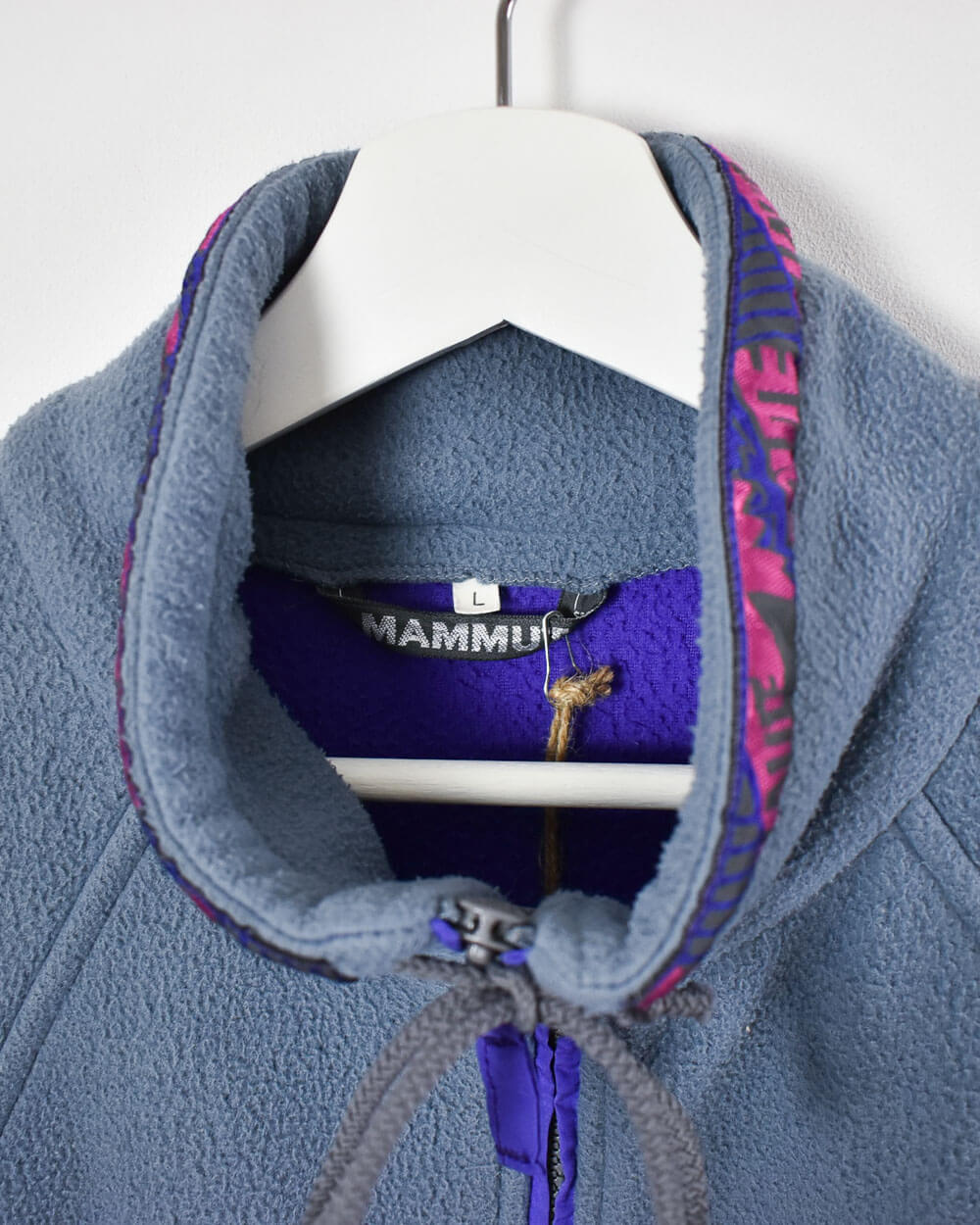 Mammut Zip-Through Colour Block Fleece - Large - Domno Vintage 90s, 80s, 00s Retro and Vintage Clothing