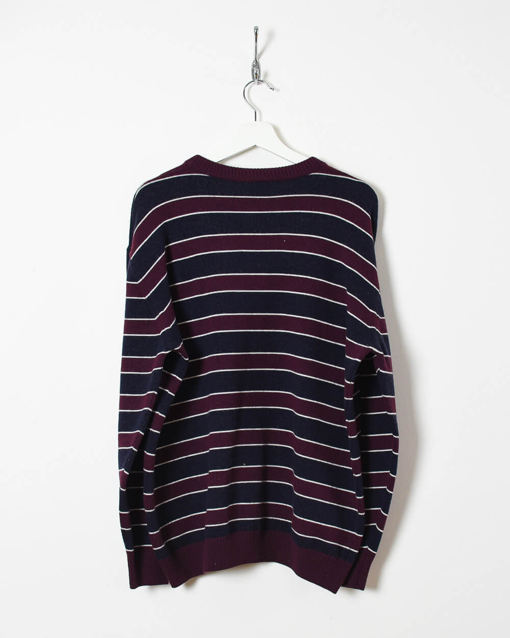 Chemise Lacoste Knitted Sweatshirt - Large - Domno Vintage 90s, 80s, 00s Retro and Vintage Clothing