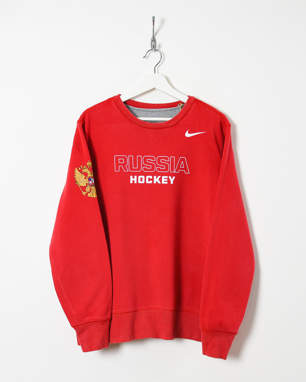 Nike Russia Hockey Sweatshirt - Large - Domno Vintage 90s, 80s, 00s Retro and Vintage Clothing