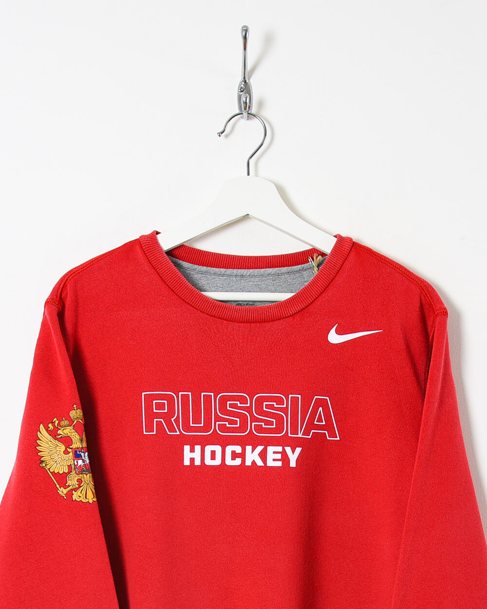 Nike Russia Hockey Sweatshirt - Large - Domno Vintage 90s, 80s, 00s Retro and Vintage Clothing