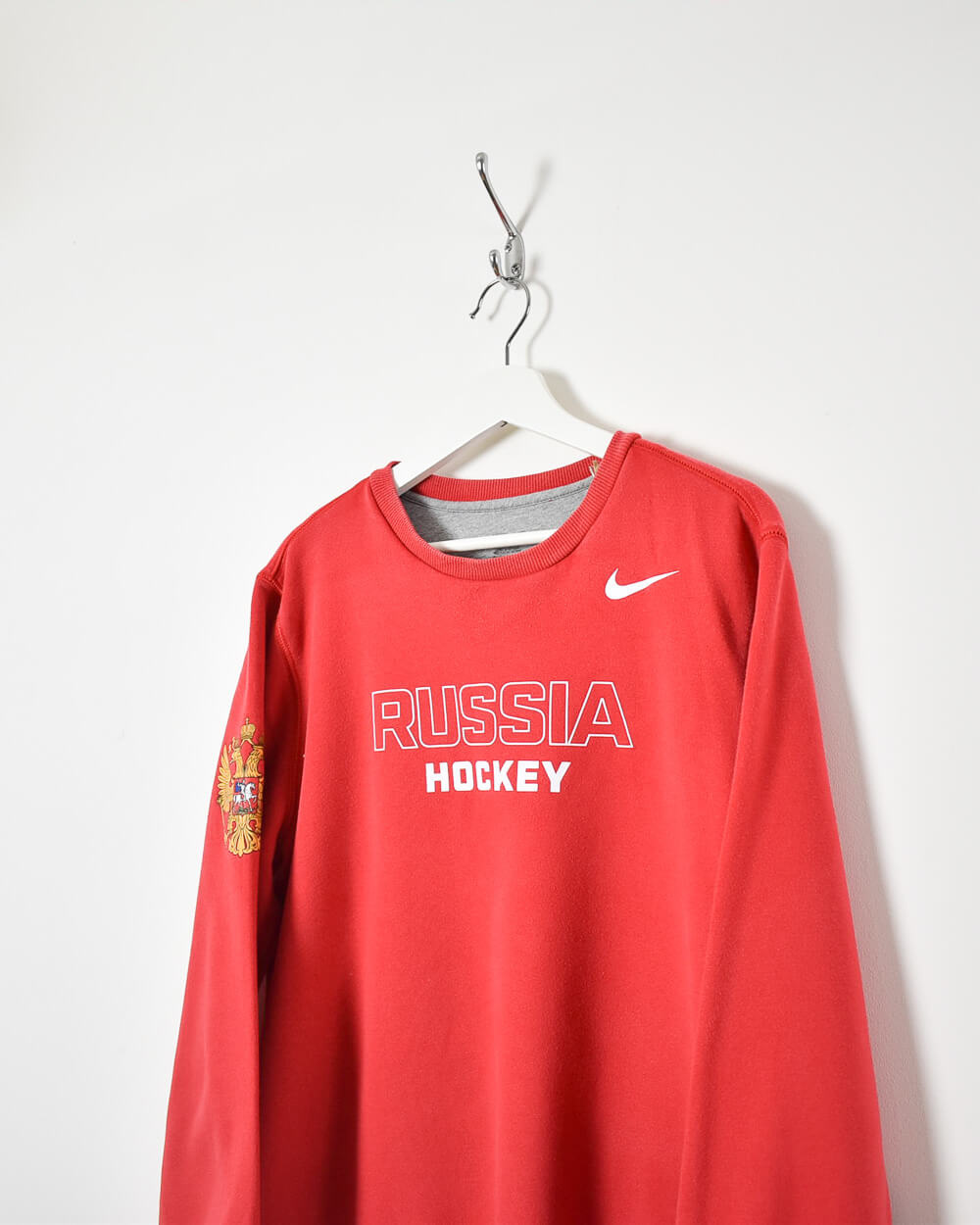 Nike Russia Hockey Sweatshirt - Large - Domno Vintage 90s, 80s, 00s Retro and Vintage Clothing