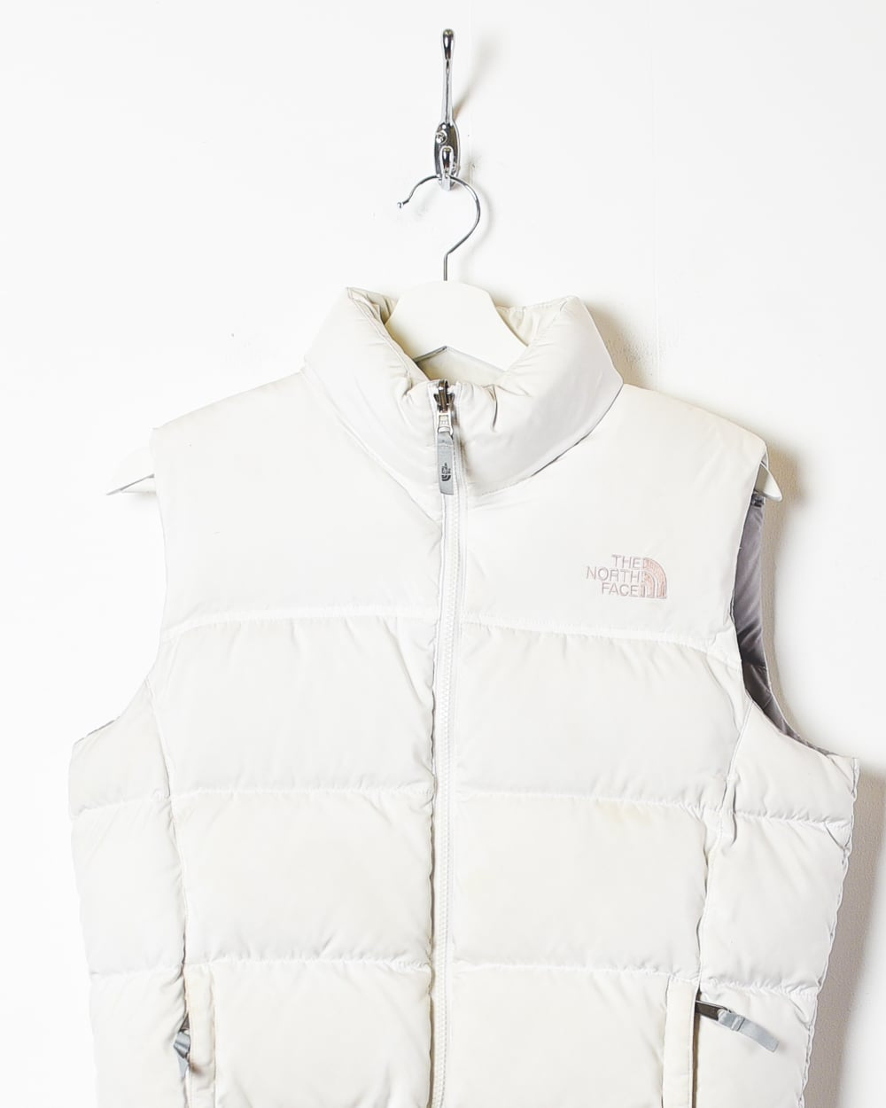 White The North Face Women's 700 Down Gilet - Medium