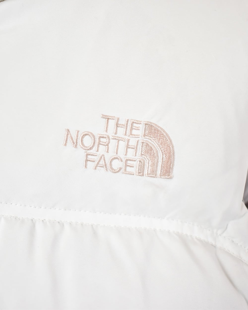 White The North Face Women's 700 Down Gilet - Medium