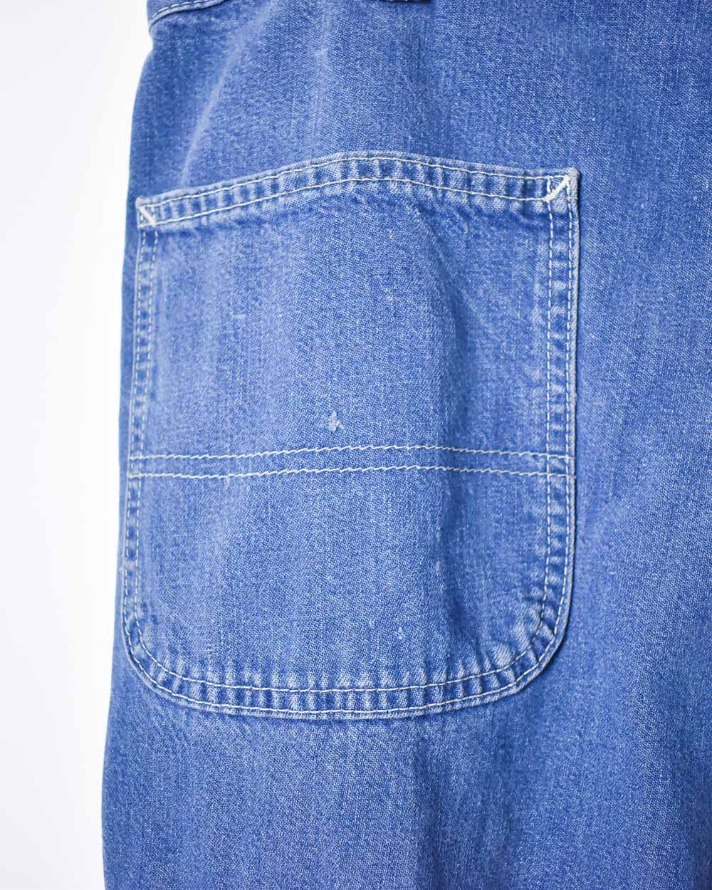 Blue Carhartt Distressed Carpenter Jeans - W34 L32