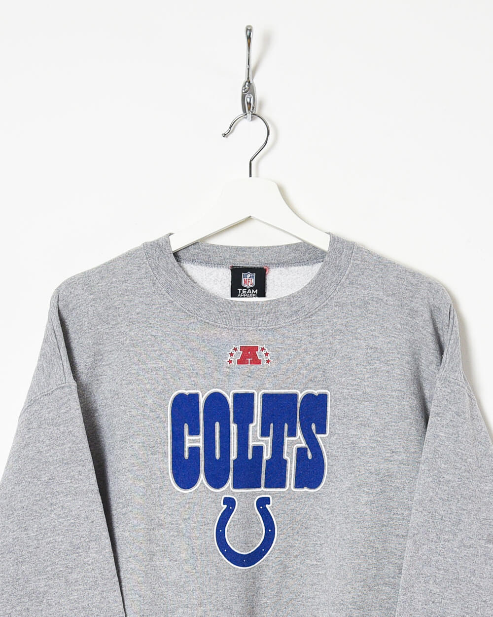 NFL Team Colts Sweatshirt - Large - Domno Vintage 90s, 80s, 00s Retro and Vintage Clothing