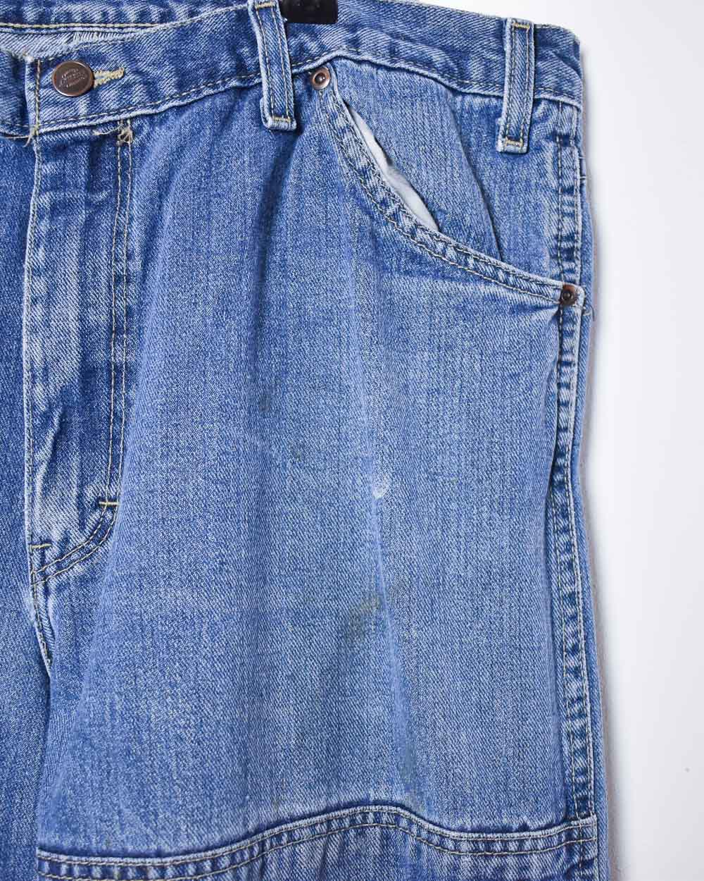 Blue Dickies Double Knee Jeans - W36 L30