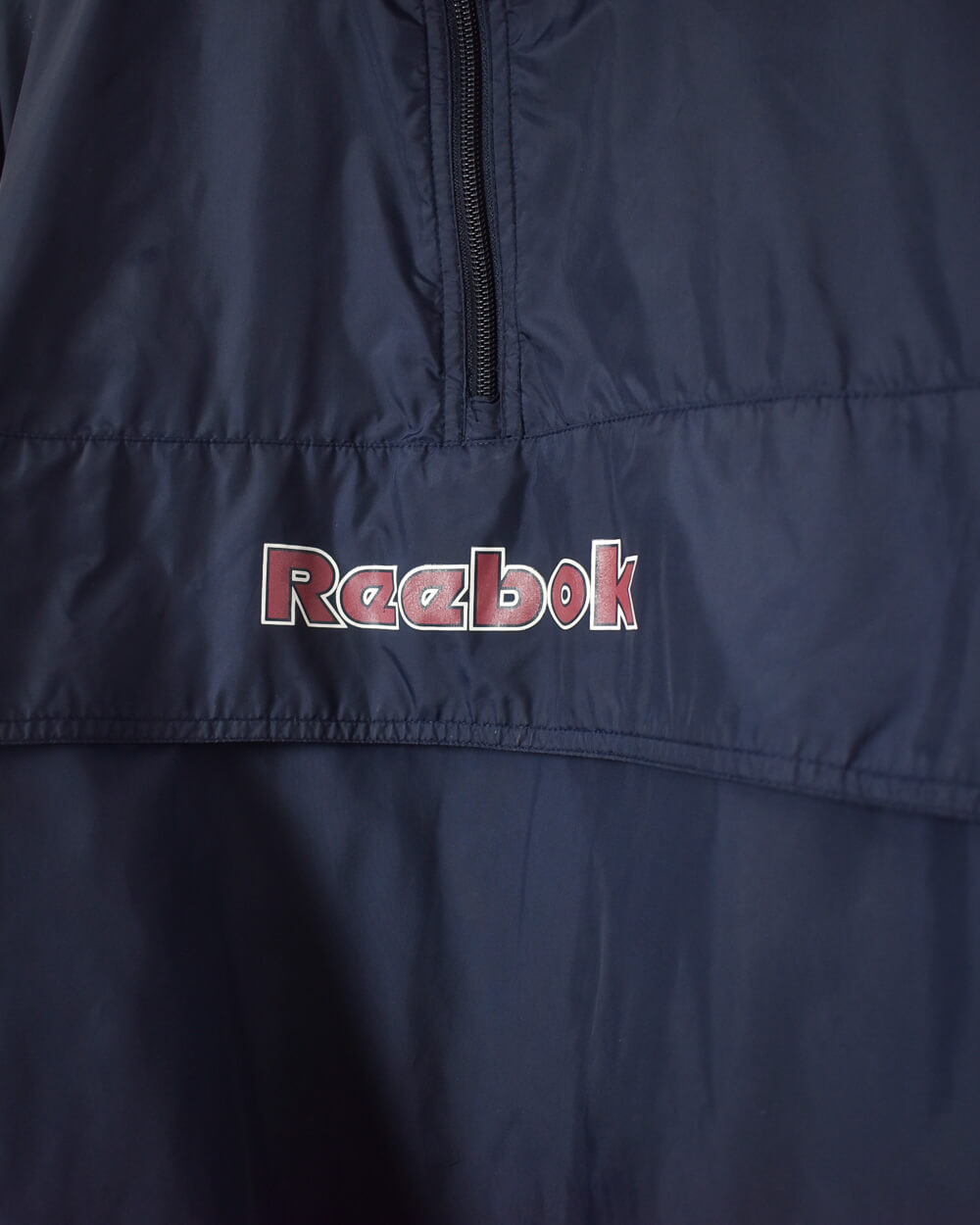 Reebok 1/4 Zip Windbreaker Jacket - Large - Domno Vintage 90s, 80s, 00s Retro and Vintage Clothing