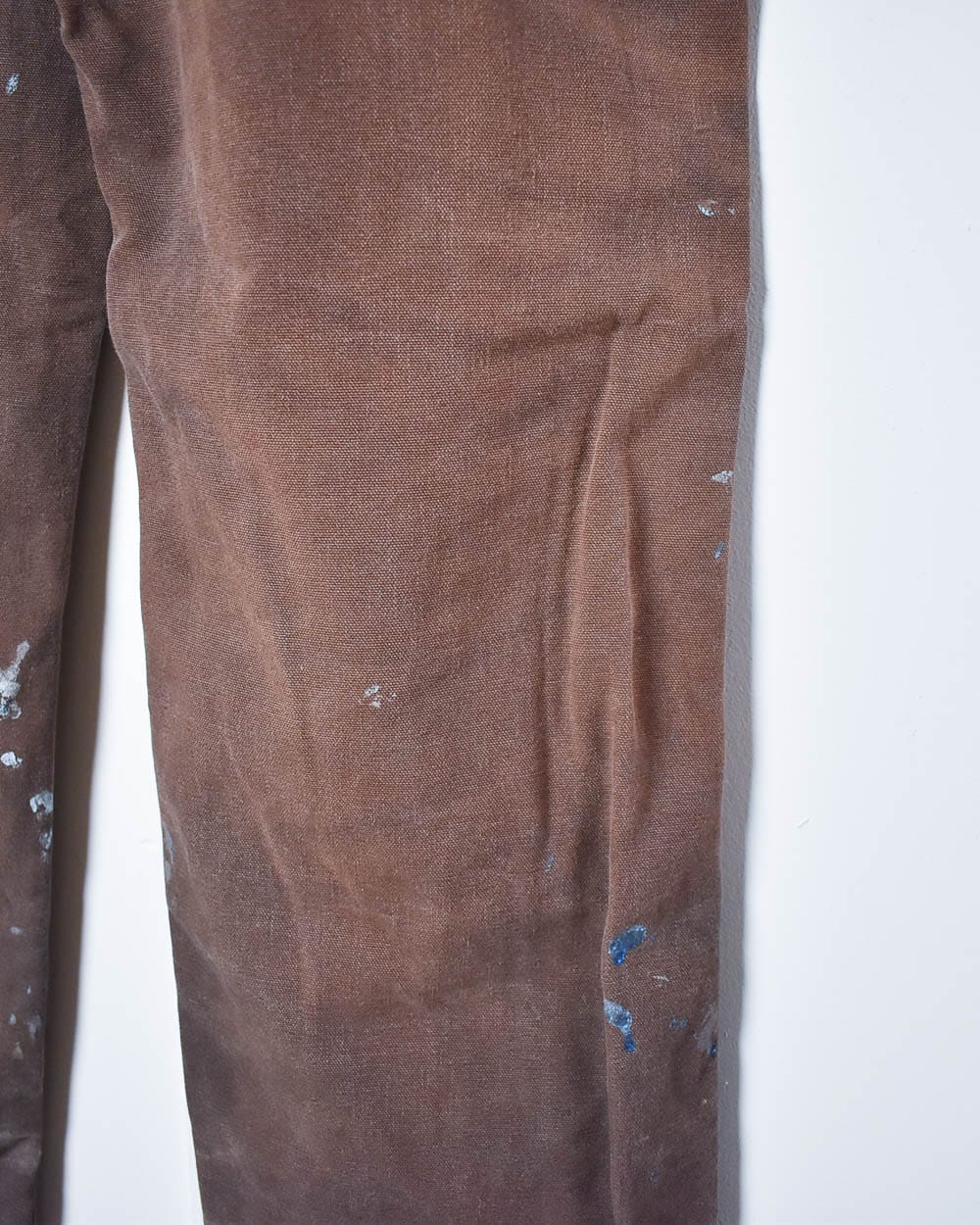 Brown Carhartt Distressed Double Knee Carpenter Jeans - W32 L32