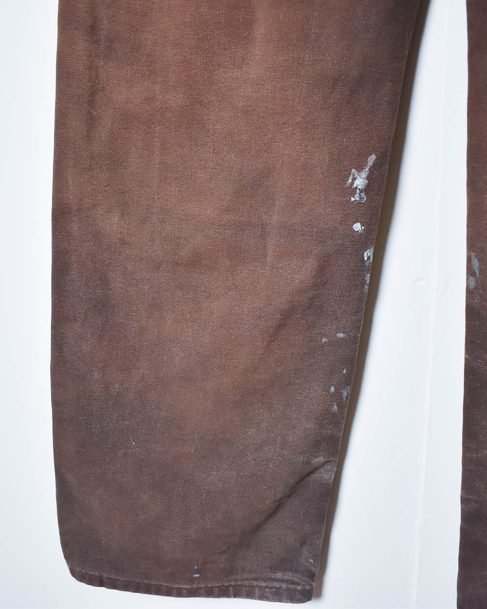 Brown Carhartt Distressed Double Knee Carpenter Jeans - W32 L32