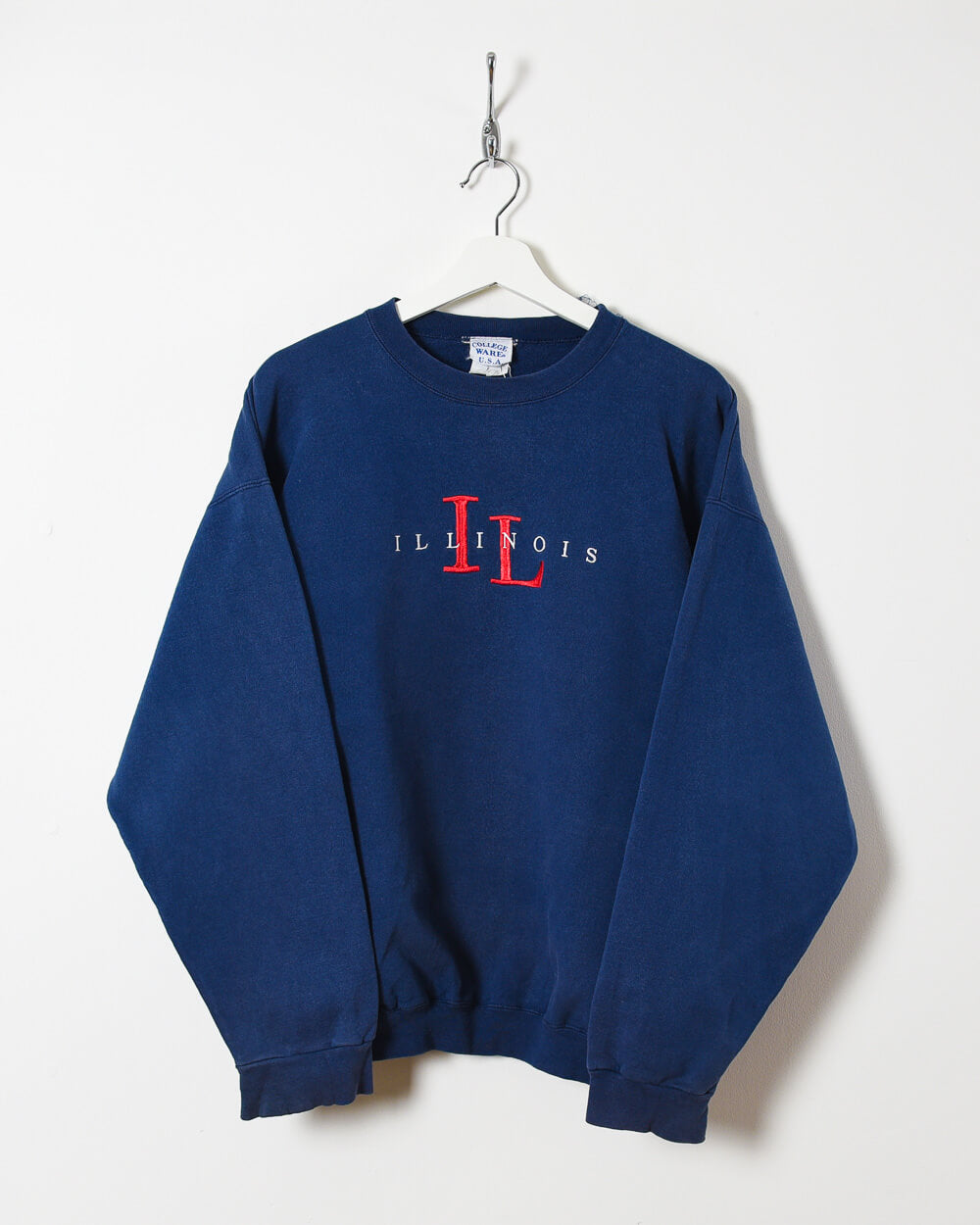 College Ware U.S.A Illinois Sweatshirt - Large - Domno Vintage 90s, 80s, 00s Retro and Vintage Clothing