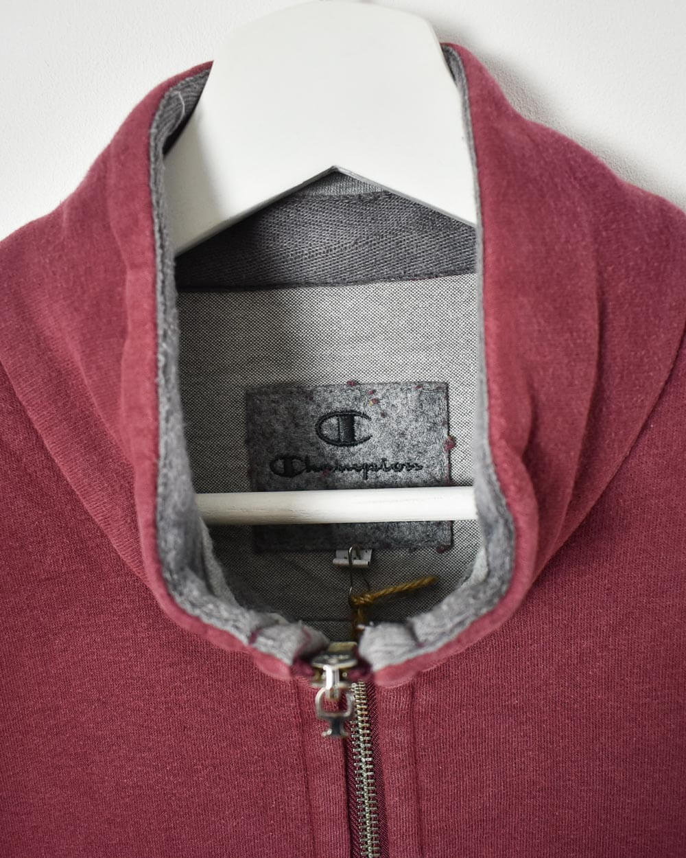 Champion 1/4 Zip Sweatshirt - Large - Domno Vintage 90s, 80s, 00s Retro and Vintage Clothing