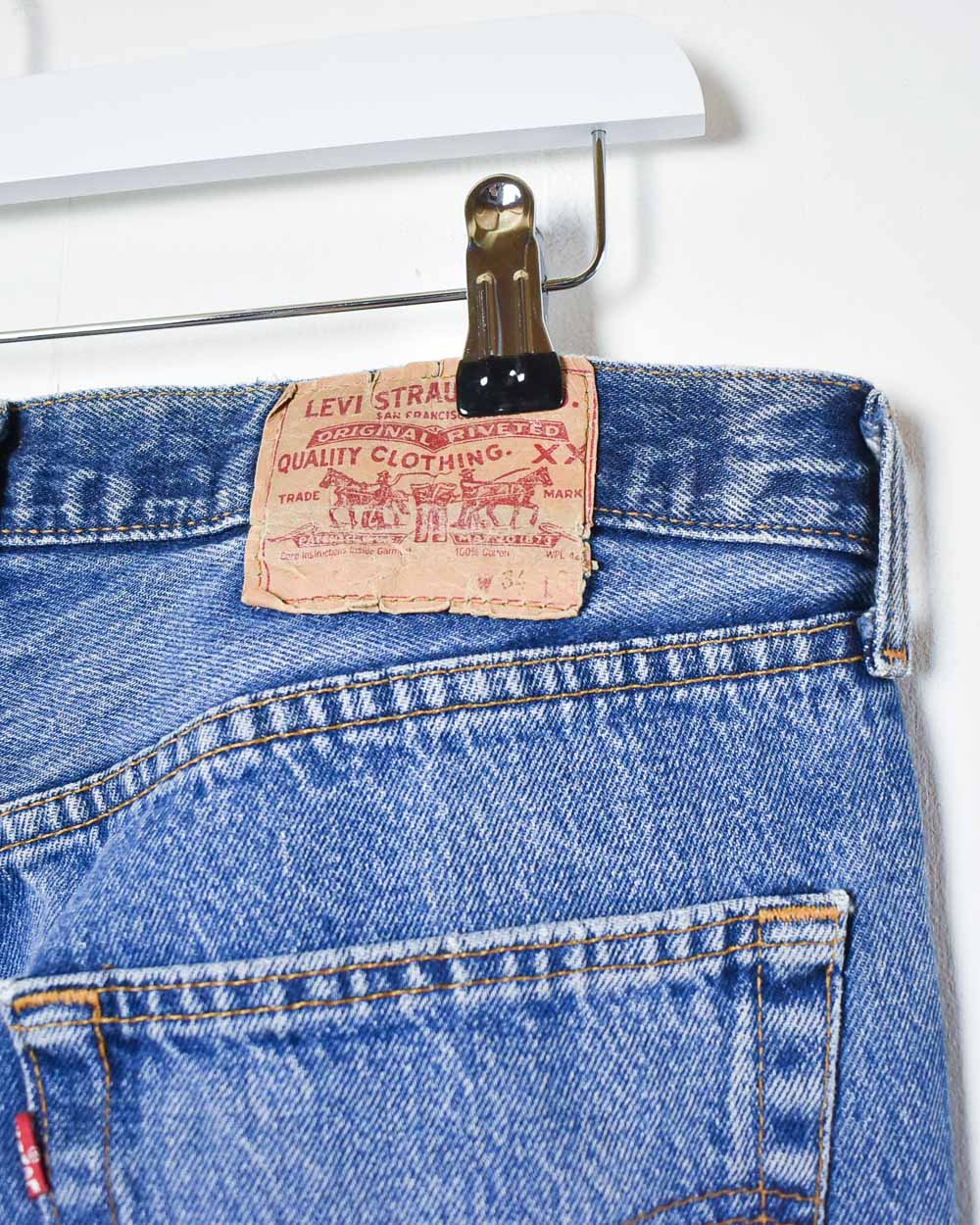 Blue Levi's USA 501 Jeans - W34 L30