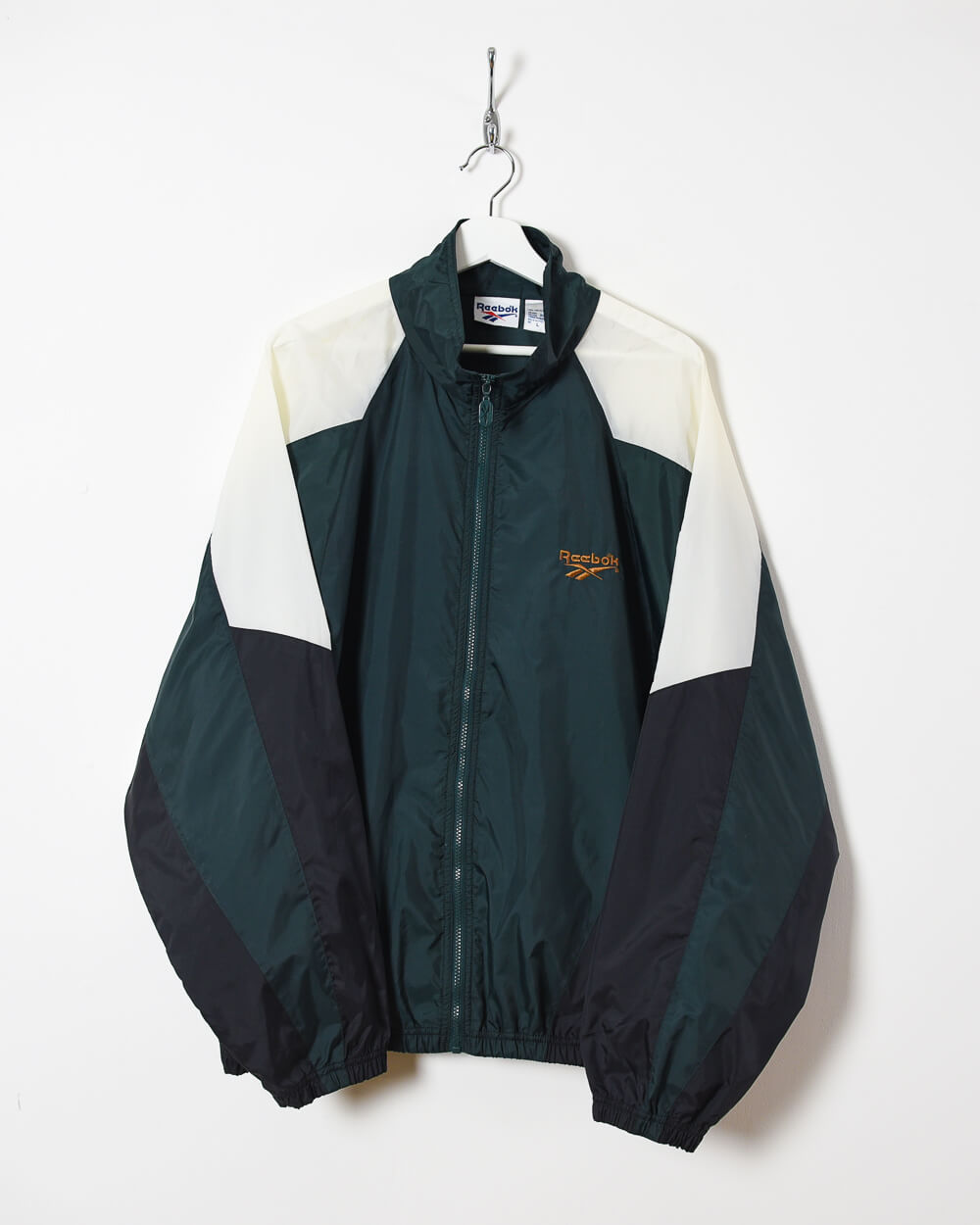 Reebok Windbreaker Jacket - Large - Domno Vintage 90s, 80s, 00s Retro and Vintage Clothing