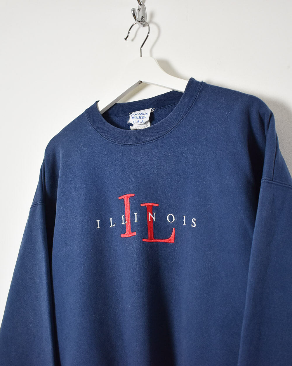 College Ware U.S.A Illinois Sweatshirt - Large - Domno Vintage 90s, 80s, 00s Retro and Vintage Clothing