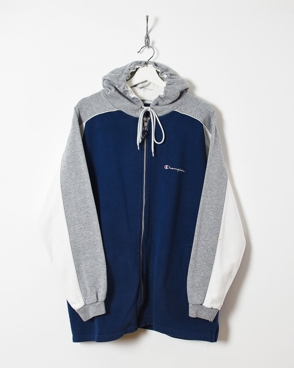 Champion Zip-Through Hoodie - Large - Domno Vintage 90s, 80s, 00s Retro and Vintage Clothing