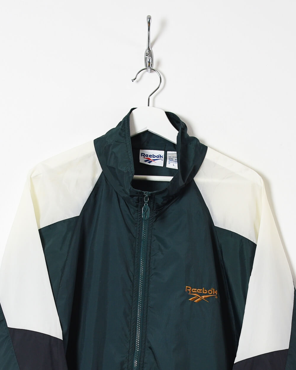Reebok Windbreaker Jacket - Large - Domno Vintage 90s, 80s, 00s Retro and Vintage Clothing