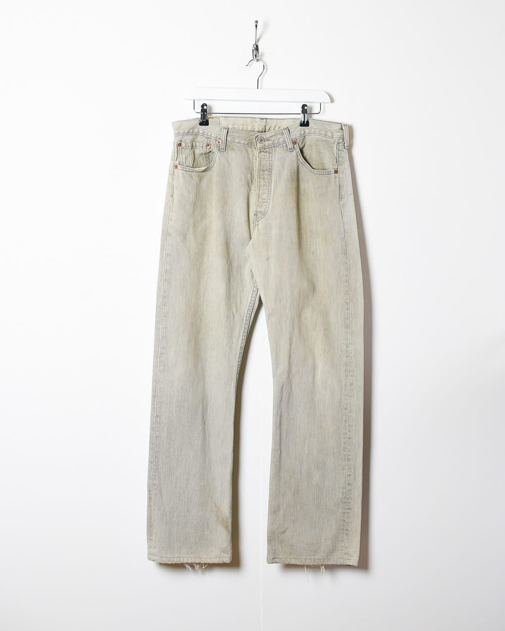 Stone Levi's 501 Jeans - W34 L32