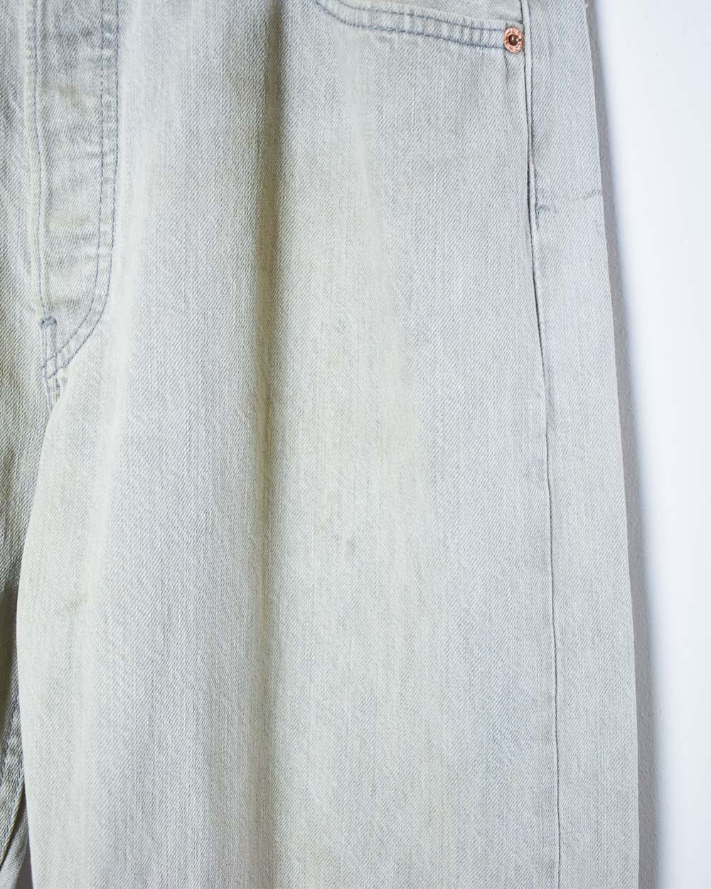 Stone Levi's 501 Jeans - W34 L32