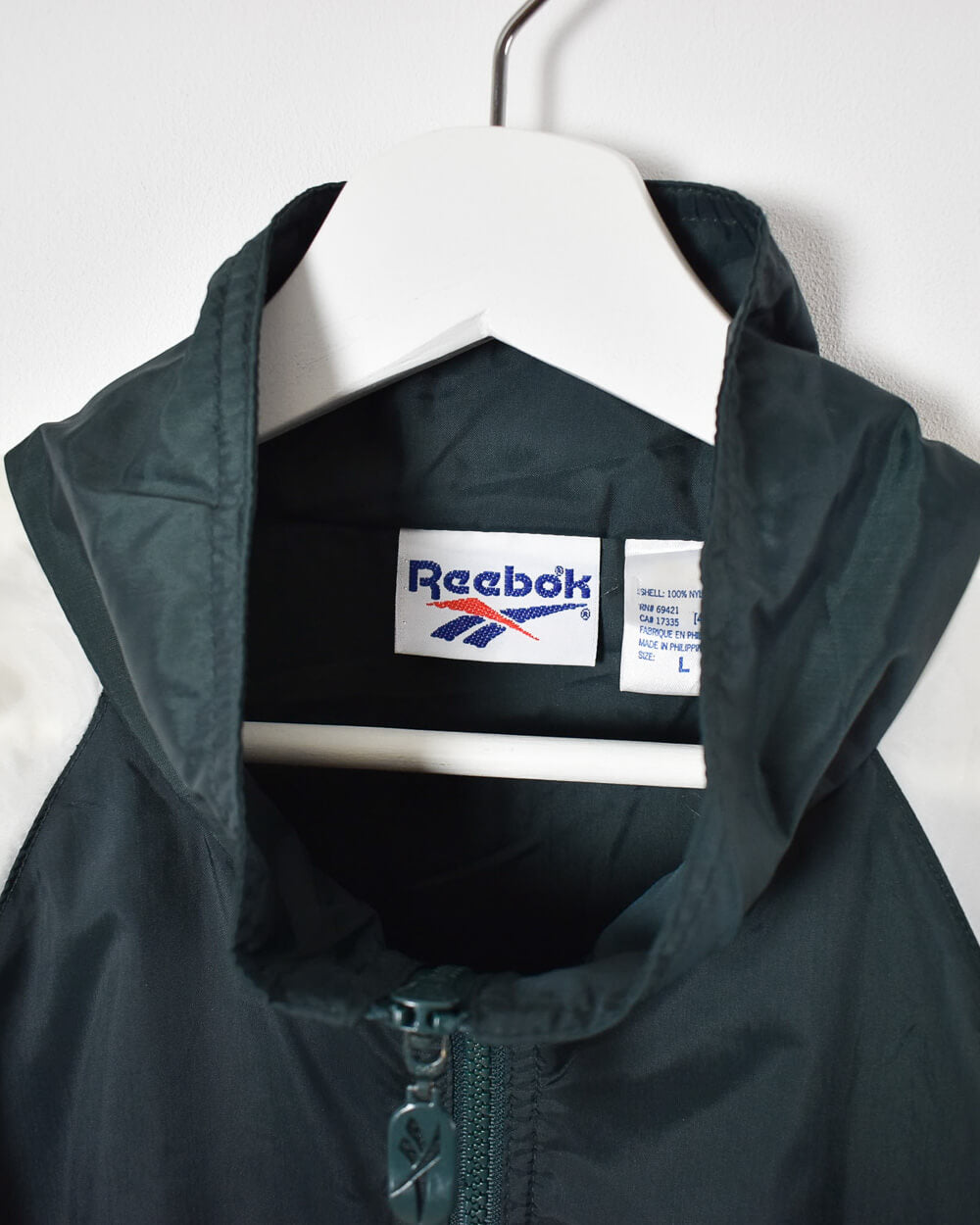 Reebok Windbreaker Jacket - Large - Domno Vintage 90s, 80s, 00s Retro and Vintage Clothing
