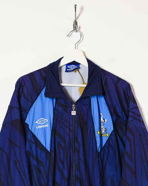 Vintage 90s Navy Umbro Tottenham Hotspur FC Training Jacket - X-Large  Polyester– Domno Vintage