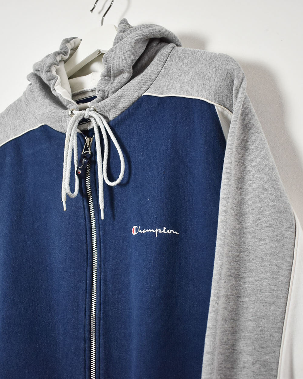 Champion Zip-Through Hoodie - Large - Domno Vintage 90s, 80s, 00s Retro and Vintage Clothing