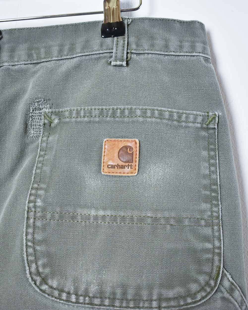 Khaki Carhartt Carpenter Jeans - W36 L32