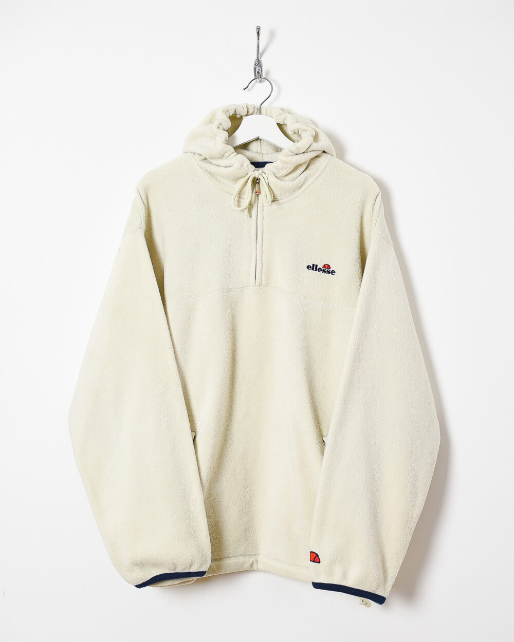 Ellesse 1/4 Zip Fleece Hoodie - Large - Domno Vintage 90s, 80s, 00s Retro and Vintage Clothing