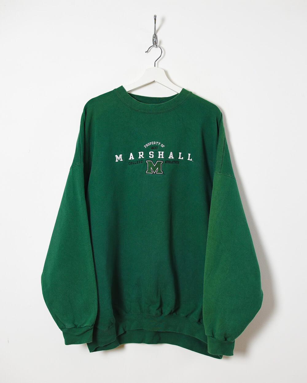 AS Sports Property of Marshall College Athletics Sweatshirt - XX-Large - Domno Vintage 90s, 80s, 00s Retro and Vintage Clothing