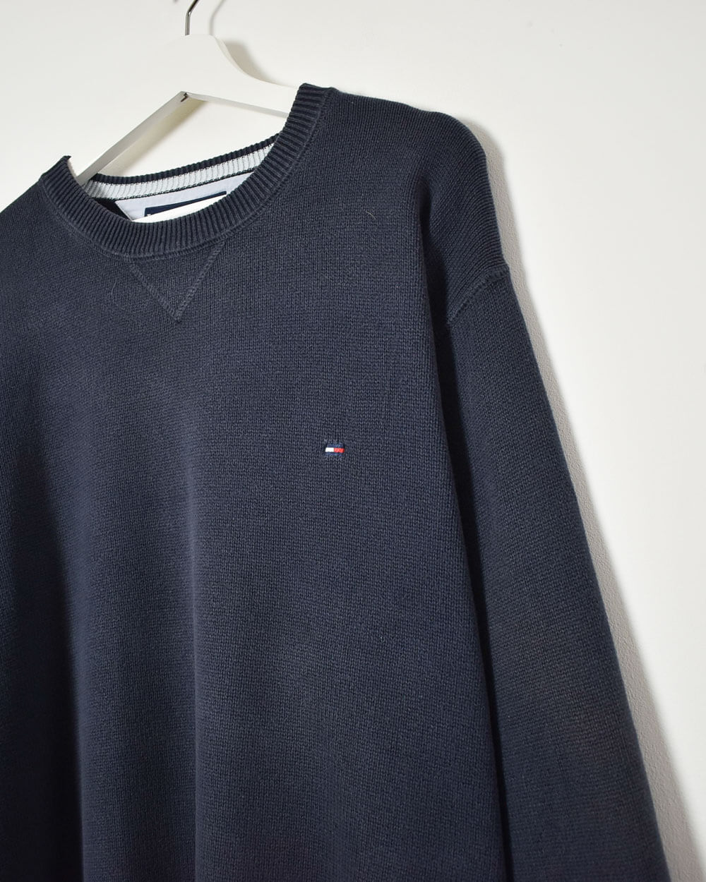 Tommy Hilfiger Knitted Sweatshirt - Large - Domno Vintage 90s, 80s, 00s Retro and Vintage Clothing