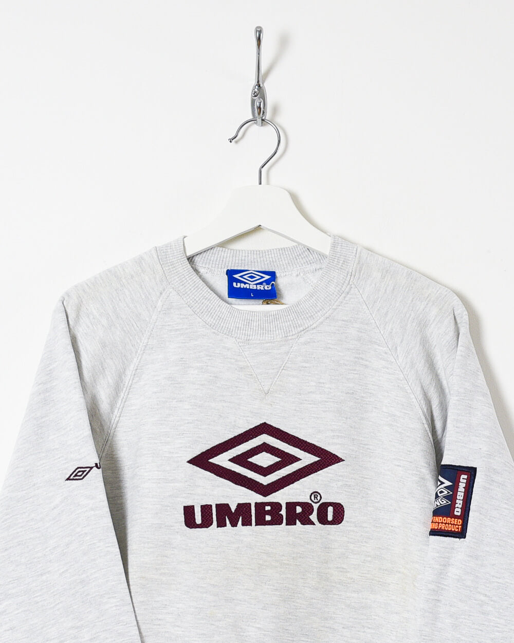Umbro Sweatshirt - Large - Domno Vintage 90s, 80s, 00s Retro and Vintage Clothing