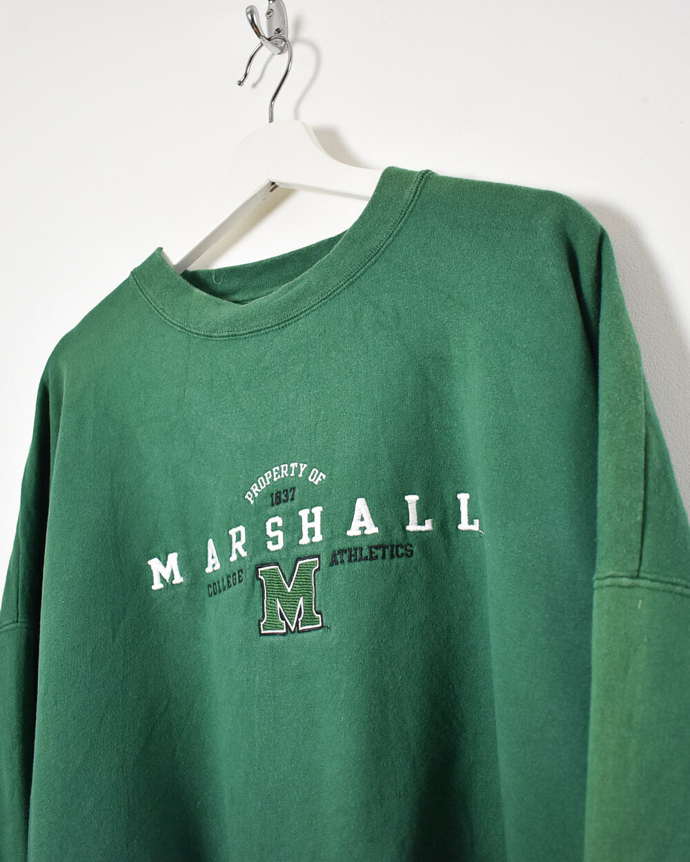 AS Sports Property of Marshall College Athletics Sweatshirt - XX-Large - Domno Vintage 90s, 80s, 00s Retro and Vintage Clothing