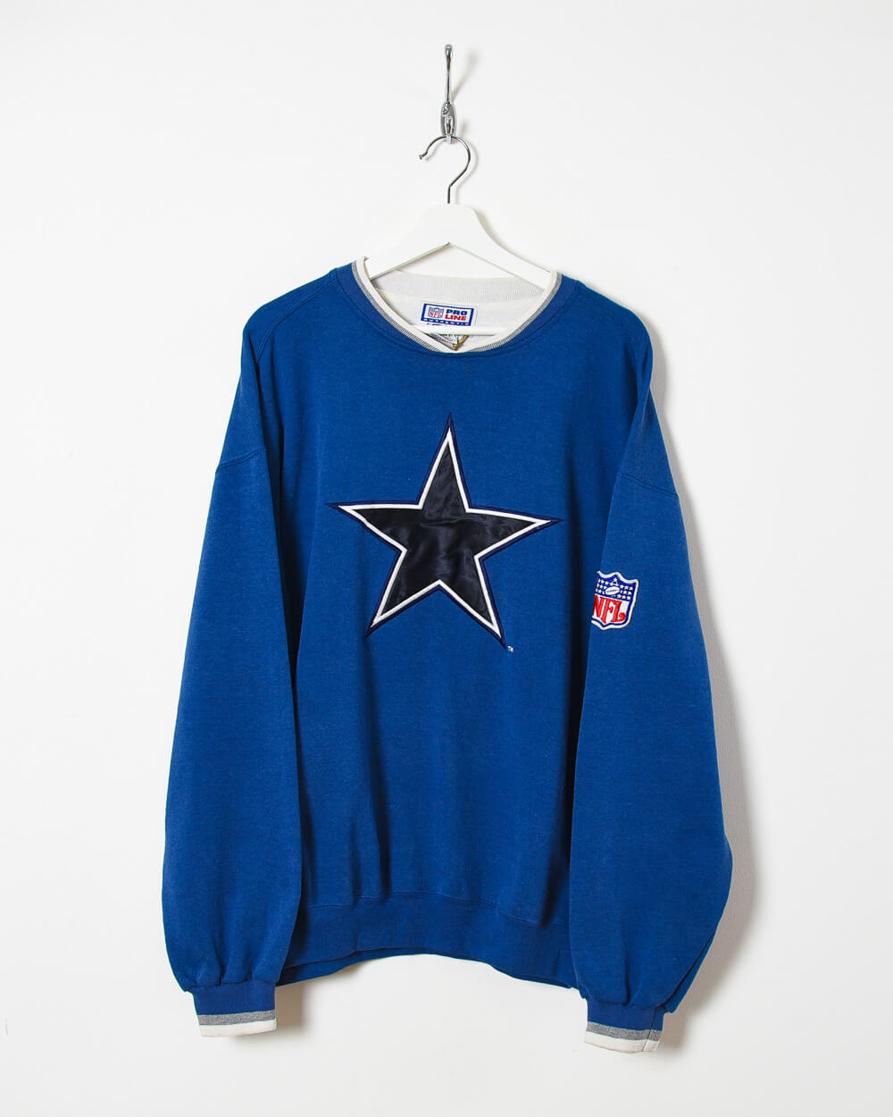 NFL Pro Line Sweatshirt - Large - Domno Vintage 90s, 80s, 00s Retro and Vintage Clothing
