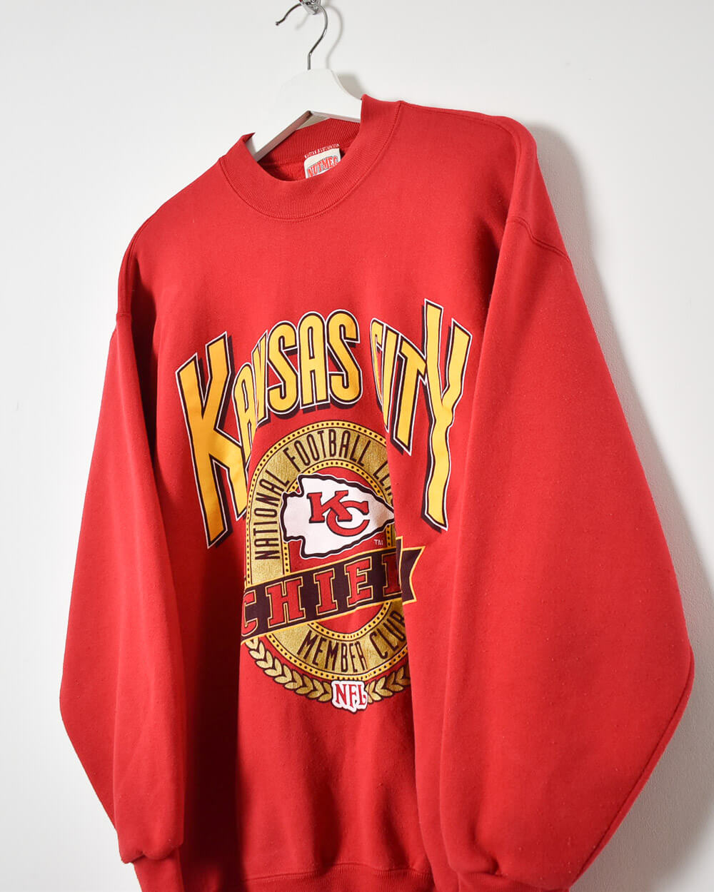 Nutmeg Mills Kansas City Chiffs NFL Sweatshirt - Large - Domno Vintage 90s, 80s, 00s Retro and Vintage Clothing