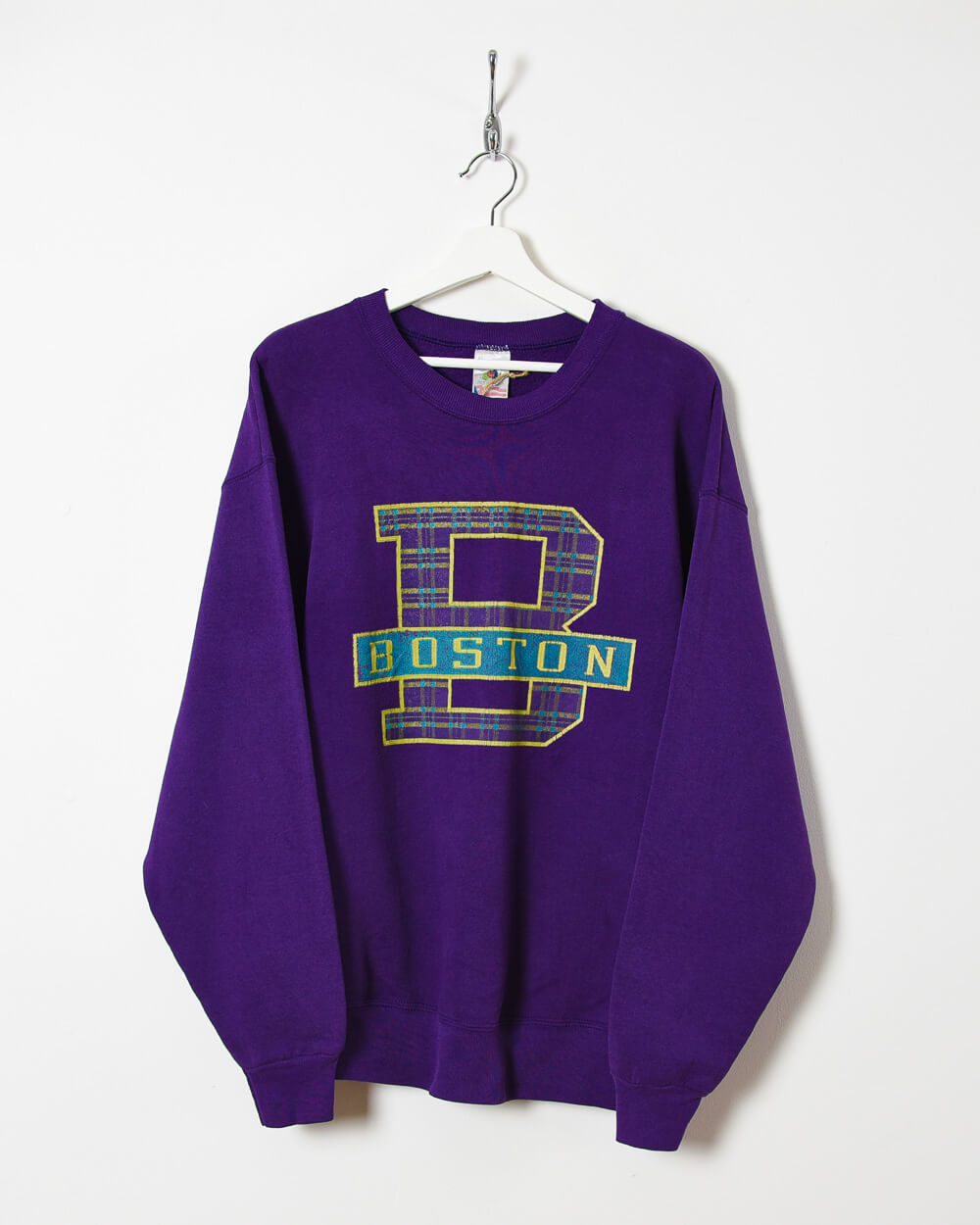 Fruit of The Loom Boston Sweatshirt - Large - Domno Vintage 90s, 80s, 00s Retro and Vintage Clothing