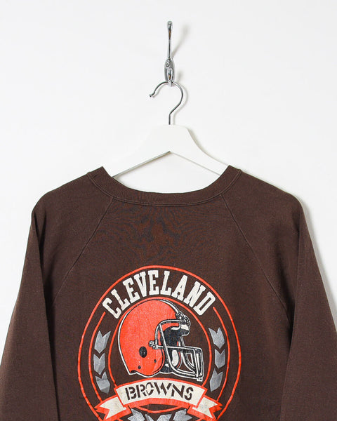 Cleveland Browns Nike Women's Plus Size Gym Vintage Pullover Hoodie - Brown