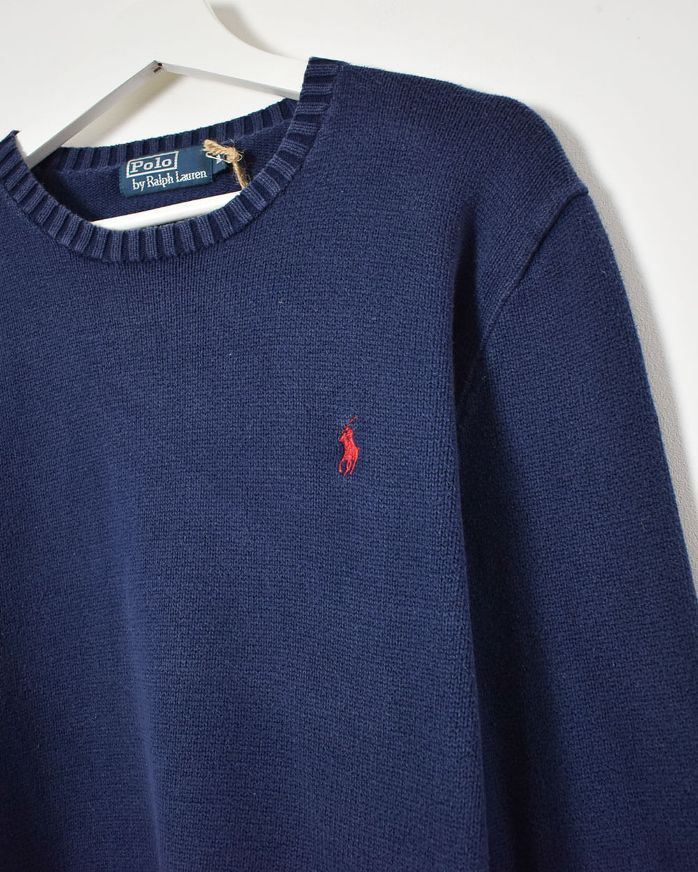 Ralph Lauren Knitted Sweatshirt - Medium - Domno Vintage 90s, 80s, 00s Retro and Vintage Clothing