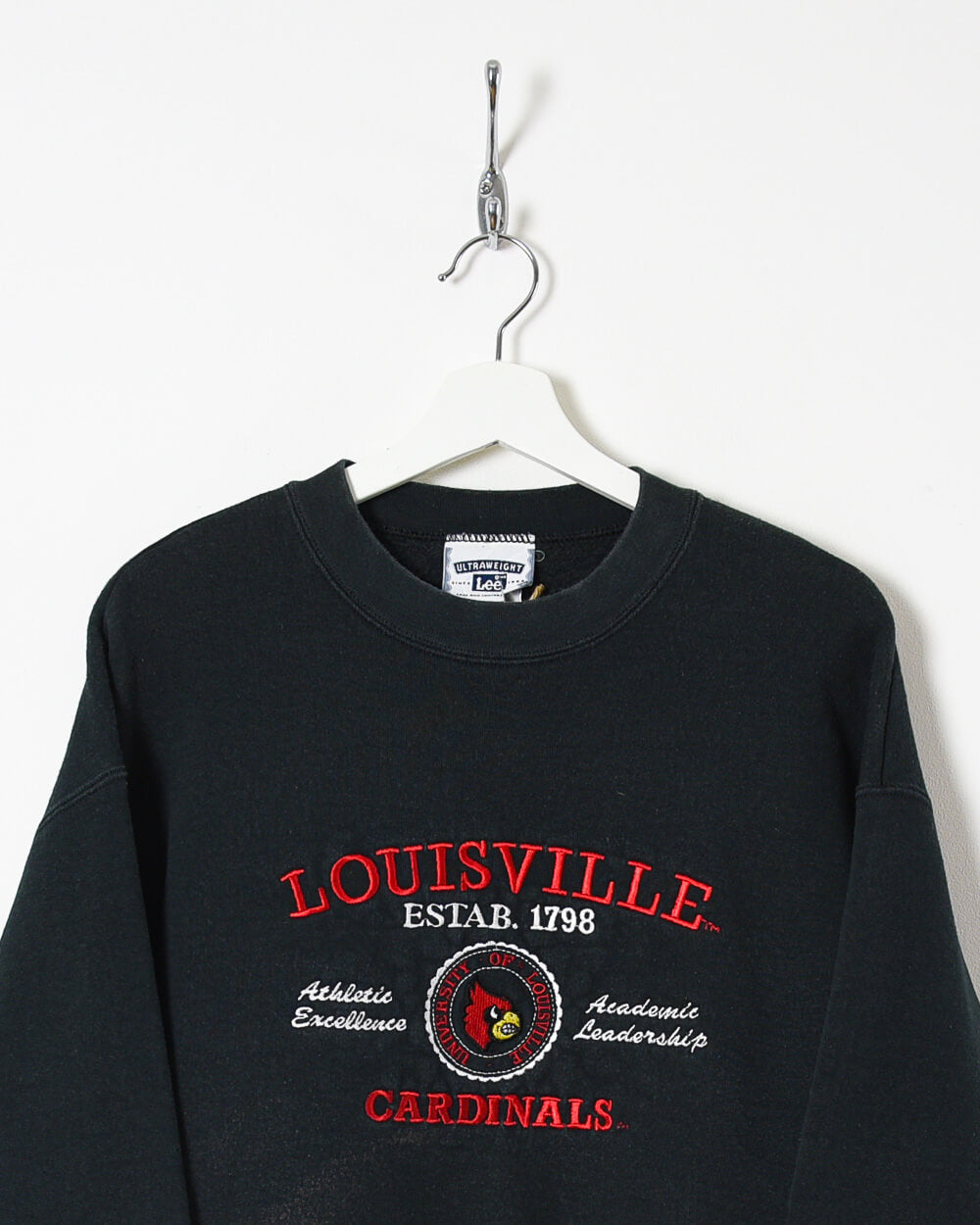 Lee Ultra Weight Louisville 1798 Cardinals Sweatshirt - Large - Domno Vintage 90s, 80s, 00s Retro and Vintage Clothing