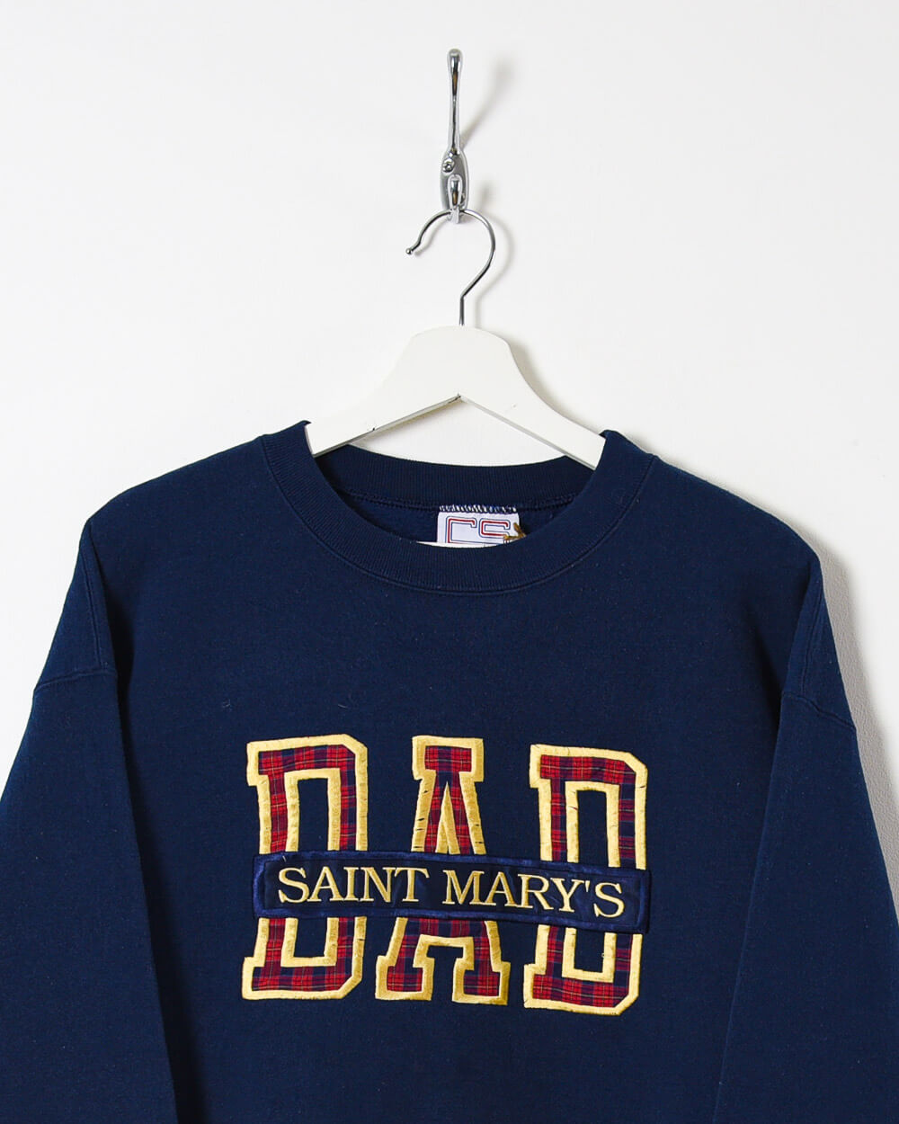 CS Dad Saint Mary's Sweatshirt - Large - Domno Vintage 90s, 80s, 00s Retro and Vintage Clothing