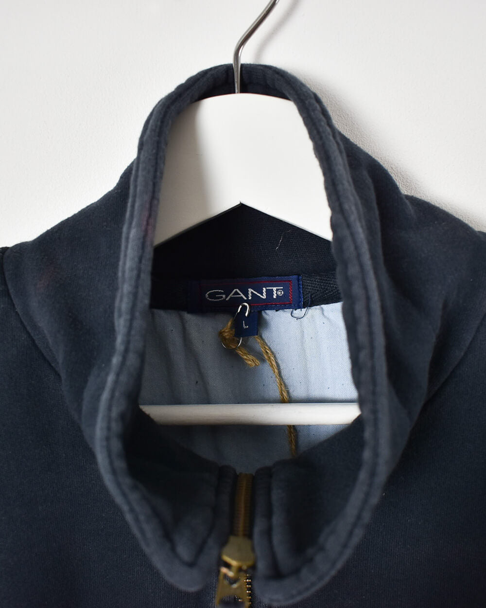 Gant USA 1/4 Zip Sweatshirt - Large - Domno Vintage 90s, 80s, 00s Retro and Vintage Clothing