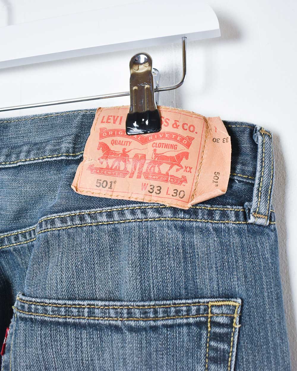 Blue Levi's 501 Jeans - W33 L30