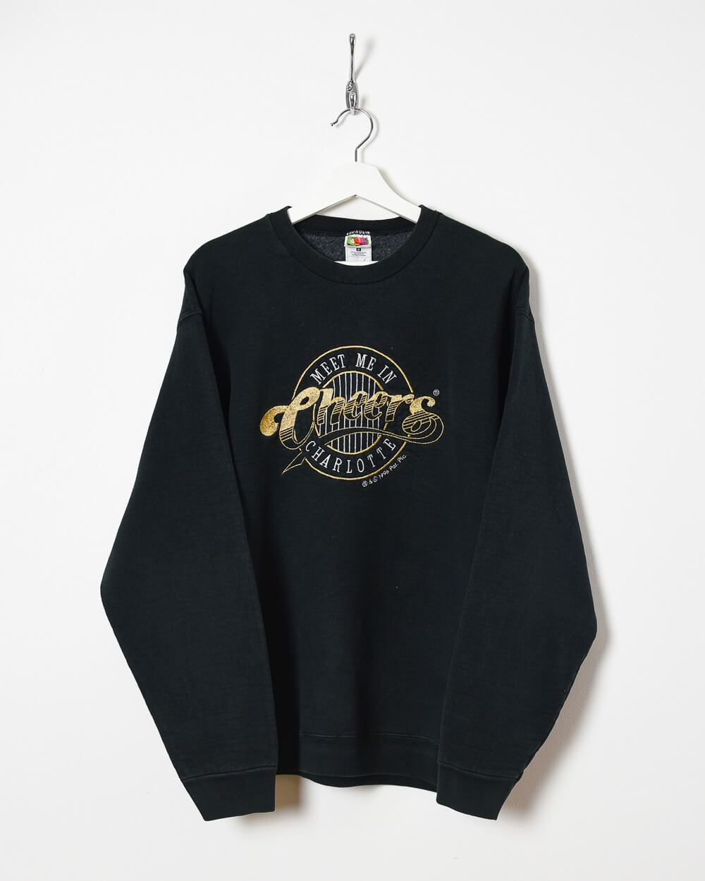 Fruit of The Loom Cheers Meet Me in Charlotte Sweatshirt - Large - Domno Vintage 90s, 80s, 00s Retro and Vintage Clothing