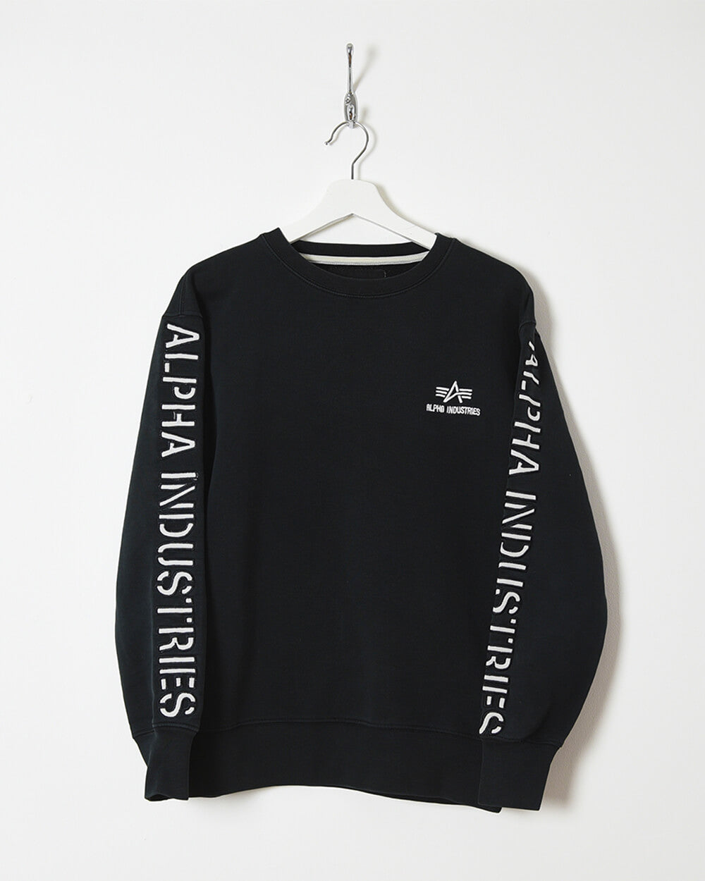 Alpha Industries Sweatshirt - Small - Domno Vintage