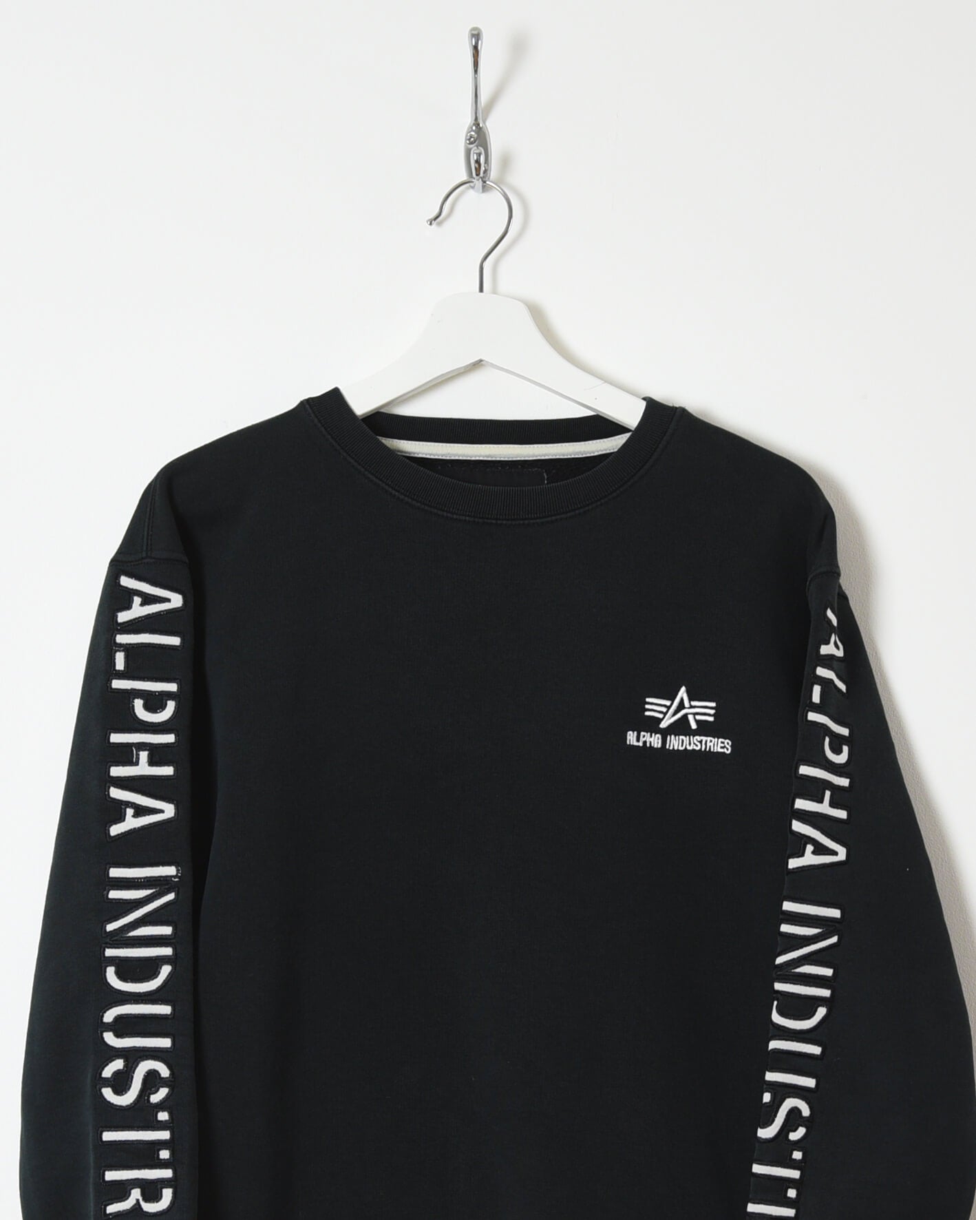 Alpha Industries Sweatshirt - Small - Domno Vintage