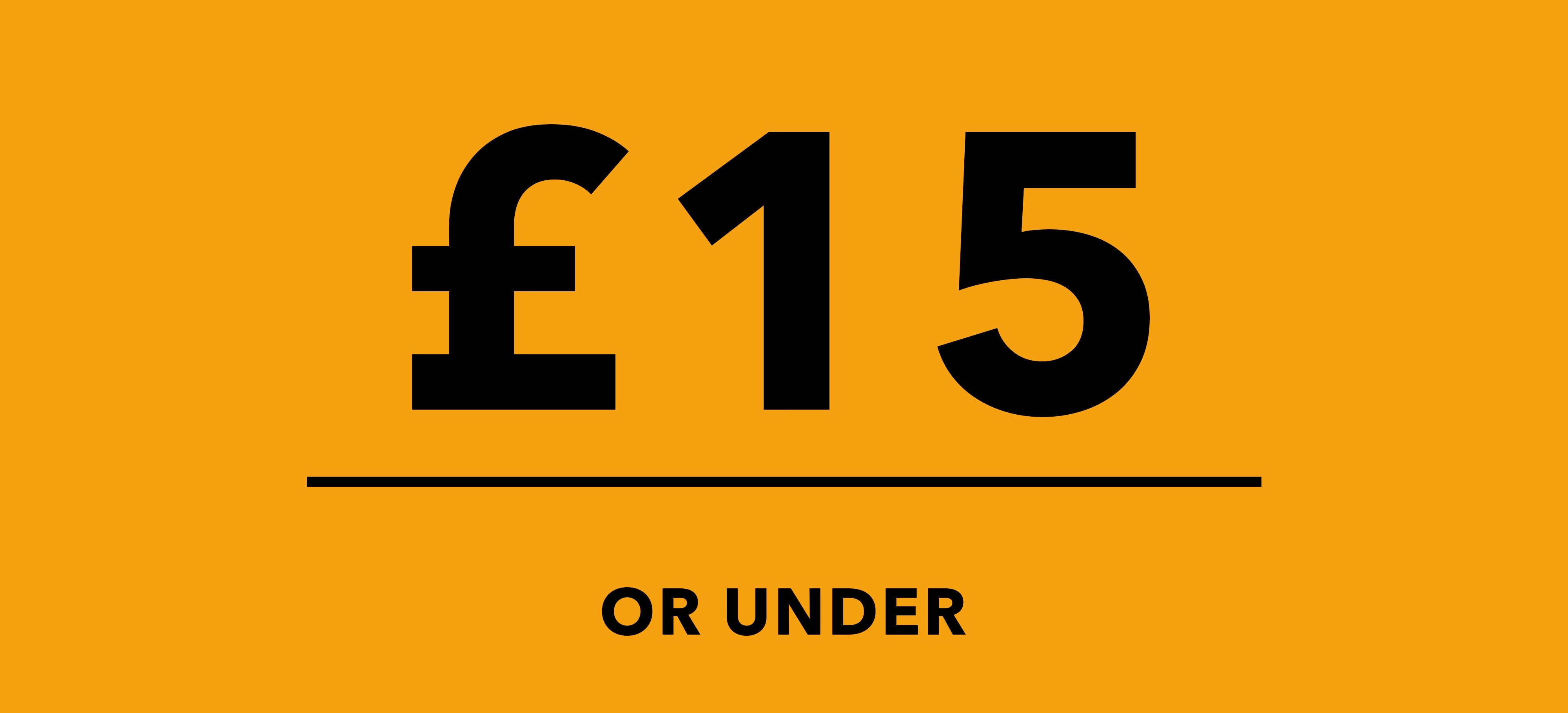 £15 Or Under