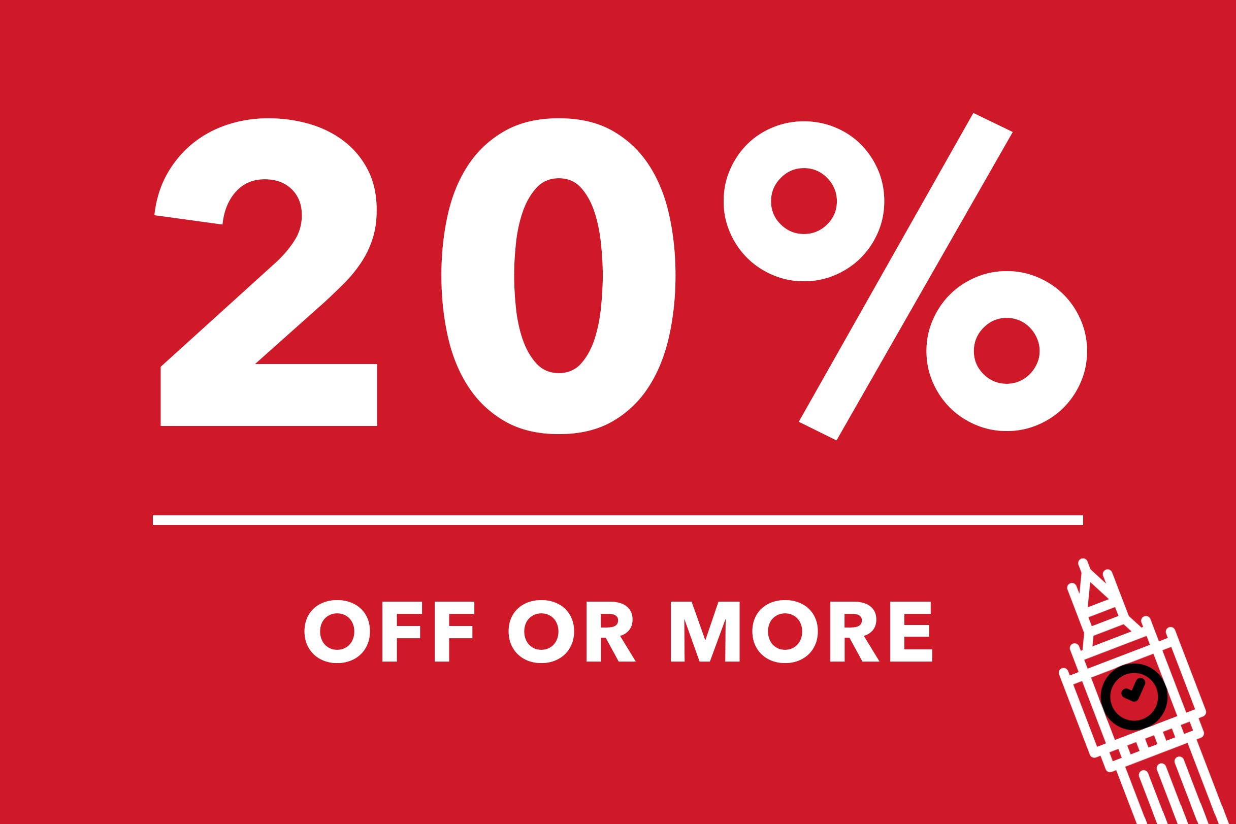 20% - 50% Off