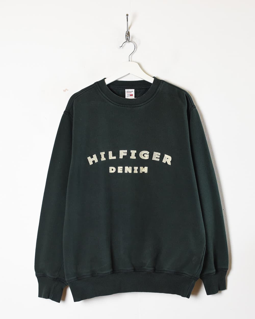 Tommy Hilfiger Denim Sweatshirt - Large - Domno Vintage 