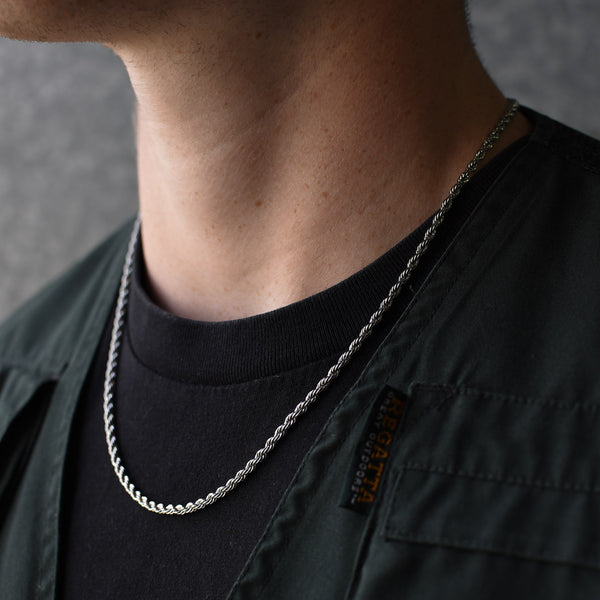 3mm Rope Chain (Silver)